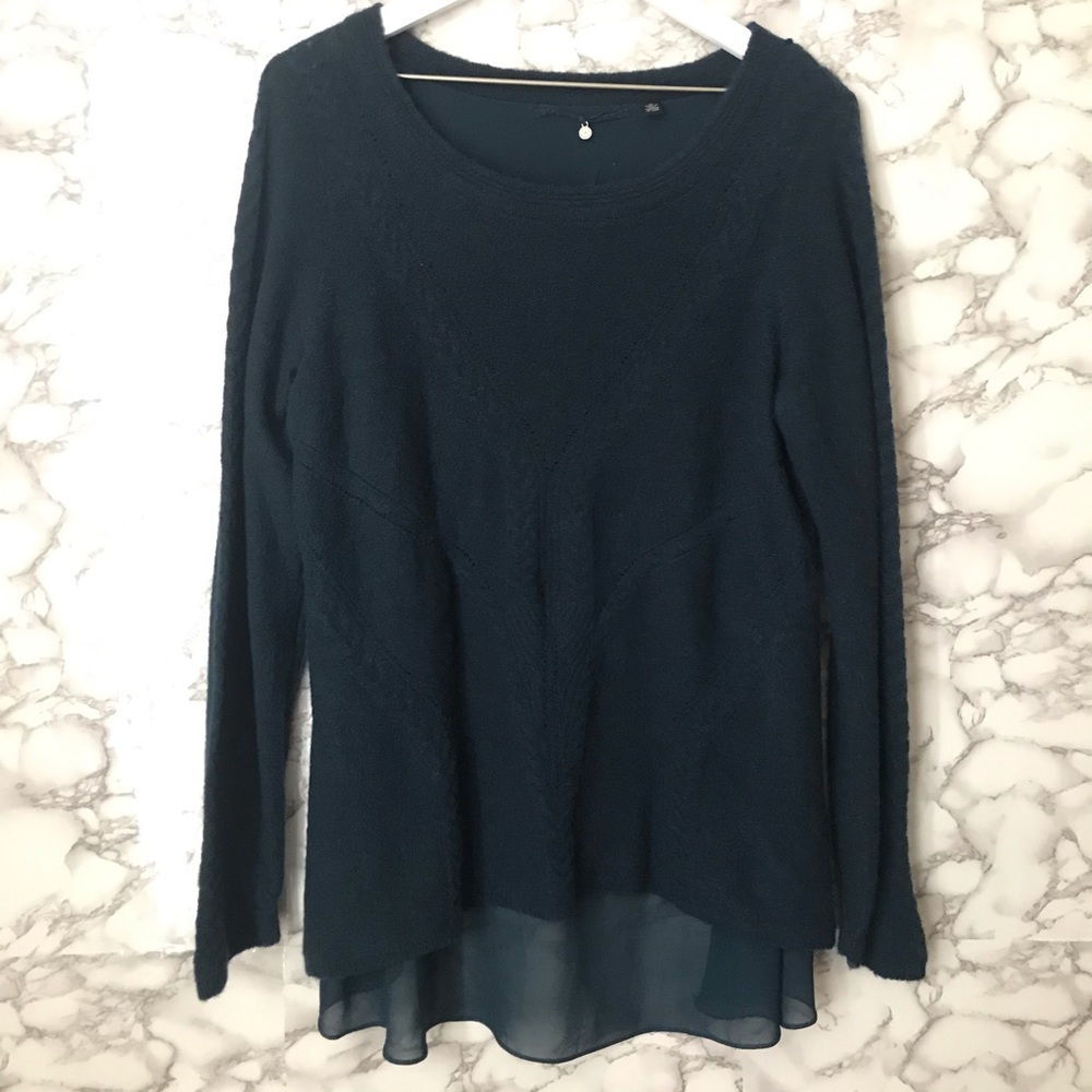 Knitted Knotted: Teal Anthropologie Sweater